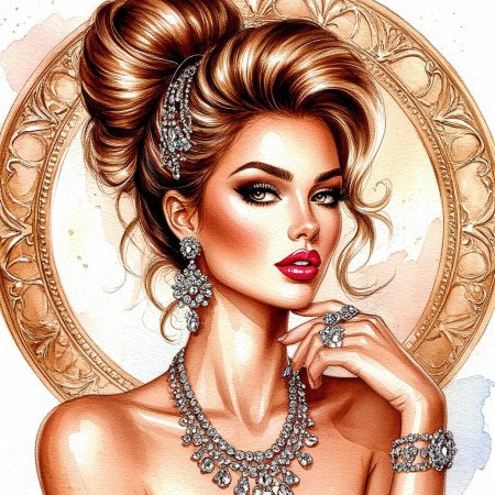 Высокая причёска