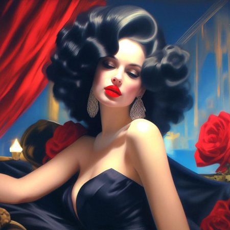 Девушка гламур