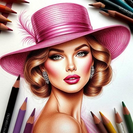 Дама в шляпе