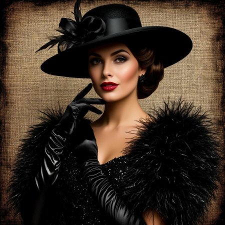 Дама в черном