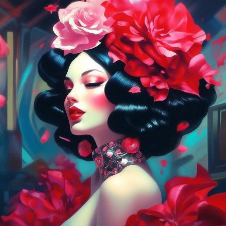 Гламурная девушка