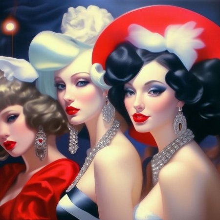 Девушка гламур