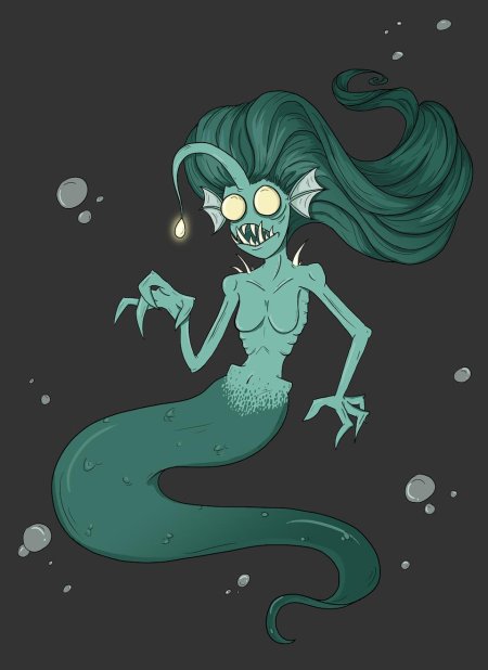 Зомби Русалка фотографии