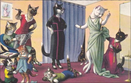 Альфред Майнзер кошки