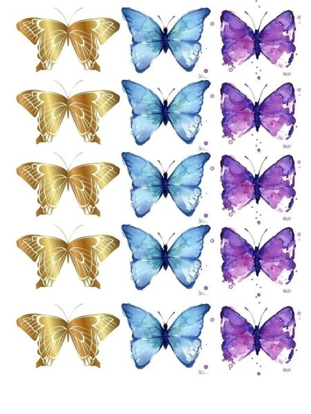 Вафельные бабочки