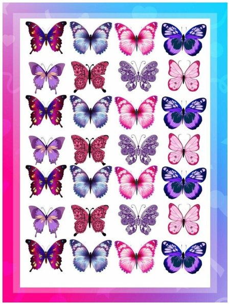 Торт «бабочки»