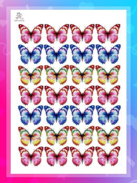 Бабочки фотопечать