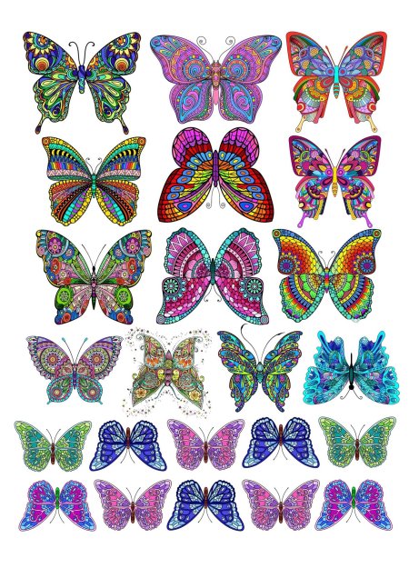 Вафельные бабочки