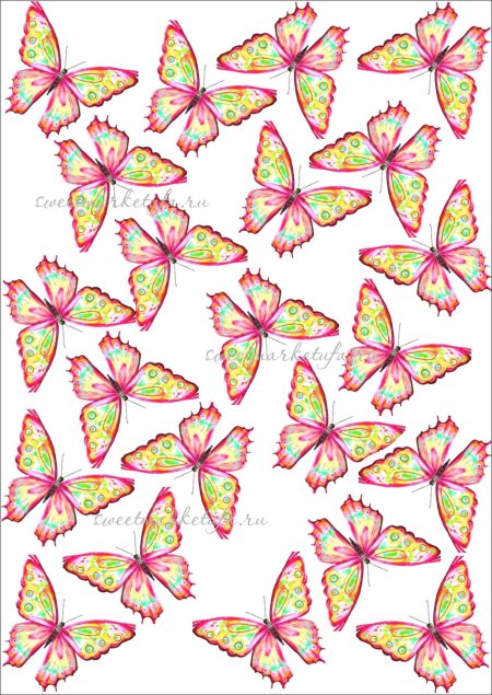 Вафельные бабочки