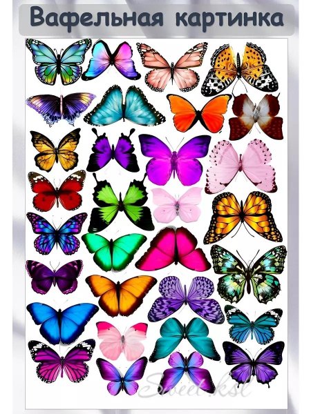 Вафельные бабочки