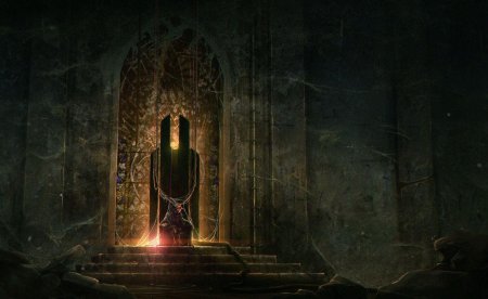 Тронный зал темного Властелина арт