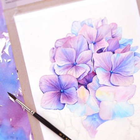 Julia Barminova гортензия