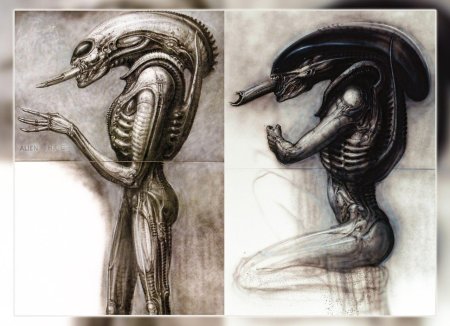 Чужой 1979 Ксеноморф Гигера