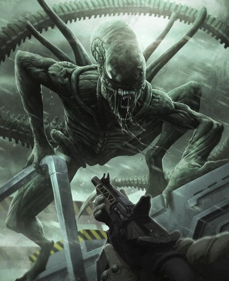 Чужой 1979 Ксеноморф Гигера