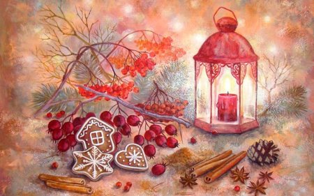 Новогодний натюрморт Елизавета Мелкозерова