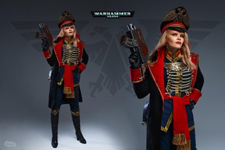 Warhammer 40000 комиссар косплей