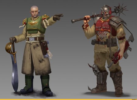 Гвардеец вархаммер 40000