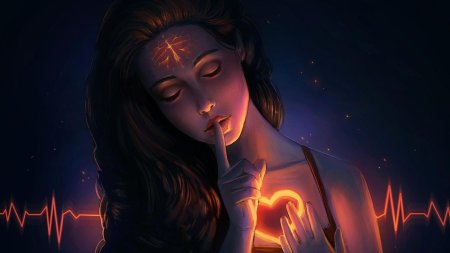 Девушка с горящими глазами