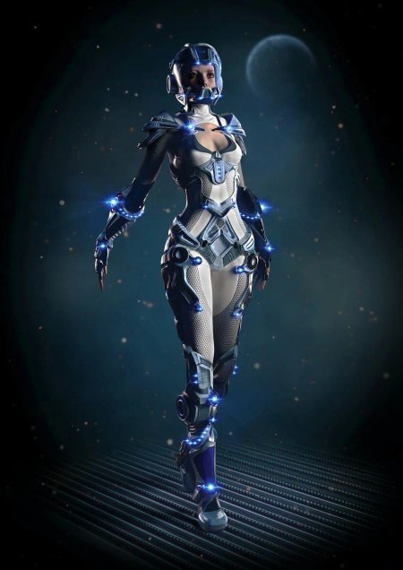 Ольга Левицкая Кибер костюм