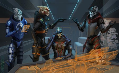 Mass Effect турианцы женщины