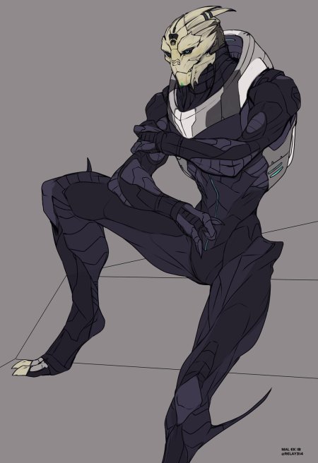 Турианка Mass Effect 3