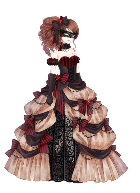 Аниме платья 19 века викторианской эпохи