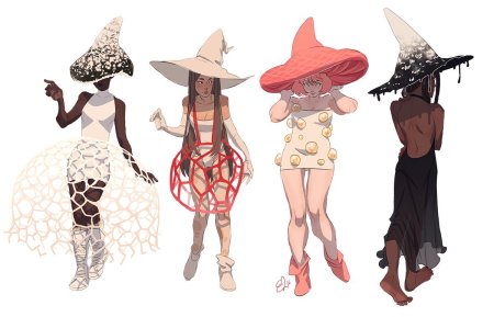 Шляпа ведьмы референс