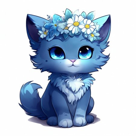 Кошечка мультяшная