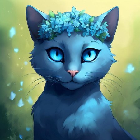 Синяя звезда коты