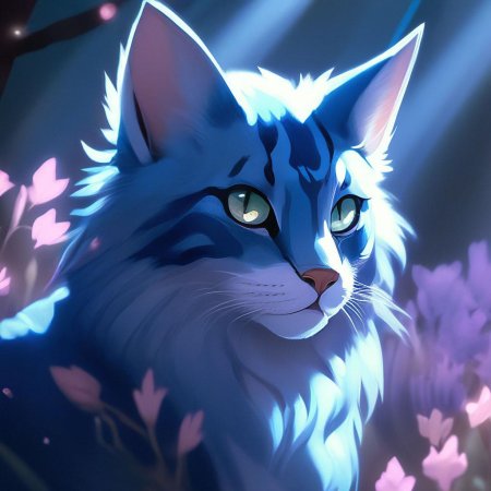 Синяя звезда из котов воителей