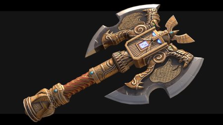 Гномий двуручный топор