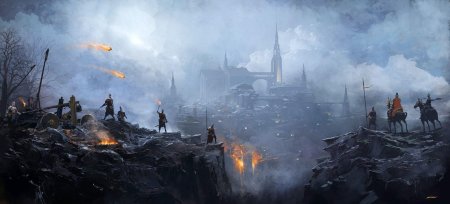 Осада штурм арт фэнтези