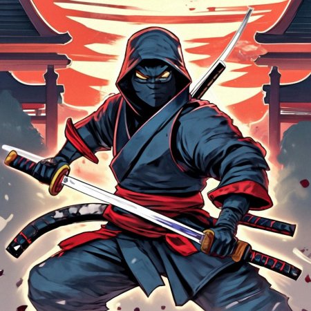 Мультяшный ниндзя