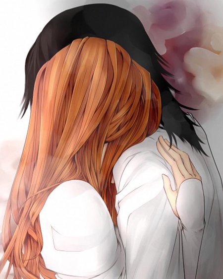 Орихиме Юри поцелуй