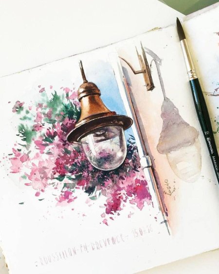 Иллюстрации акварелью