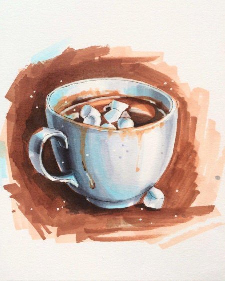 Акварельные зарисовки