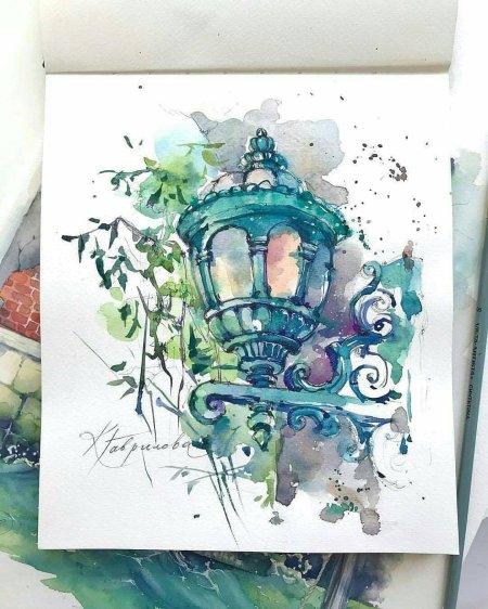 Акварельные иллюстрации