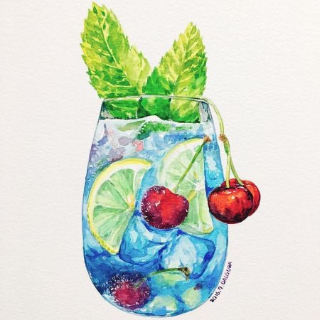 Акварельные иллюстрации