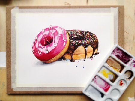 Сладости рисование маркерами