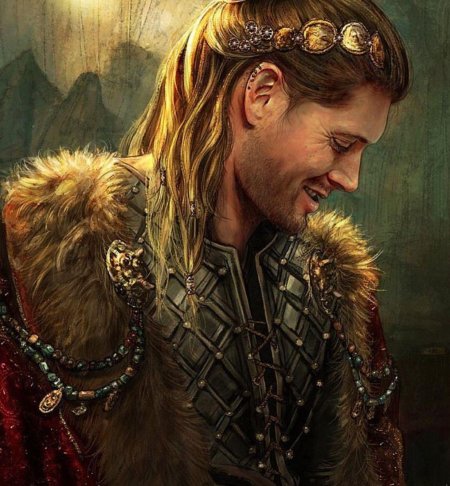 Молодой скандинав Викинг арт
