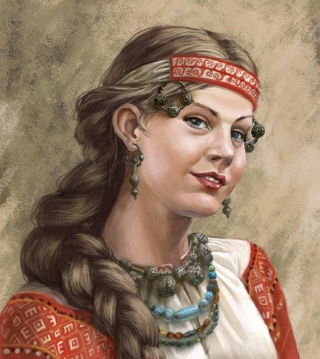 Славянский головной убор очелье