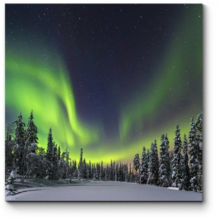 Лапландия Северное сияние