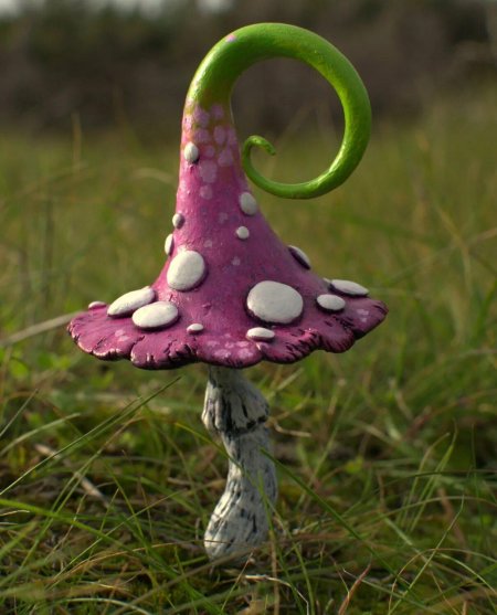 Полимерная глина грибы