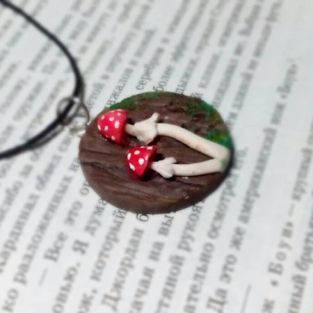 Полимерная глина грибы