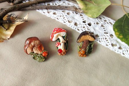 Украшения с грибами
