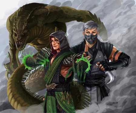 Mortal Kombat Reptile Art