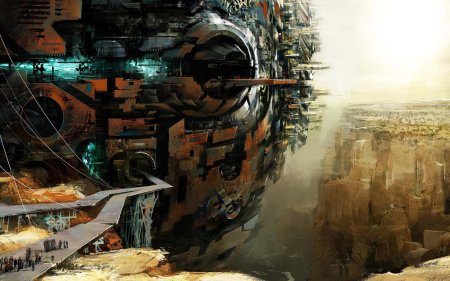 Футуристический пейзаж