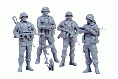 Сборная модель zvezda современная Российская пехота "вежливые люди"