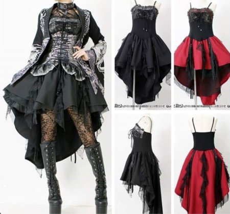 Одежда Готика референс