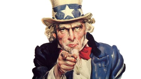 Американский плакат дядя сэм